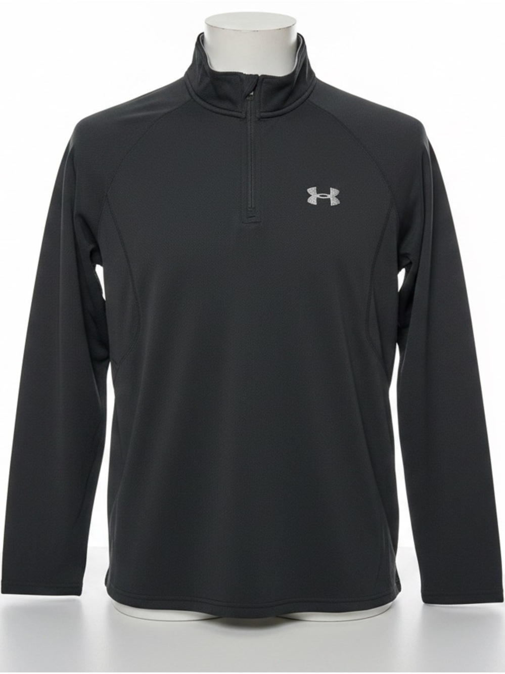 Under Armour 1/4 Zip Pullover Black All Season Gear Men’s Large